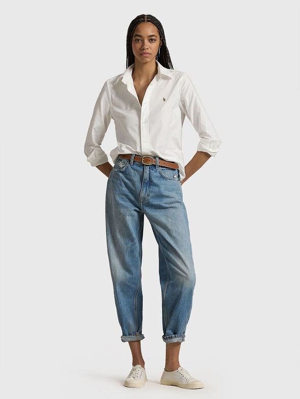 Shirt with logo embroidery - 2