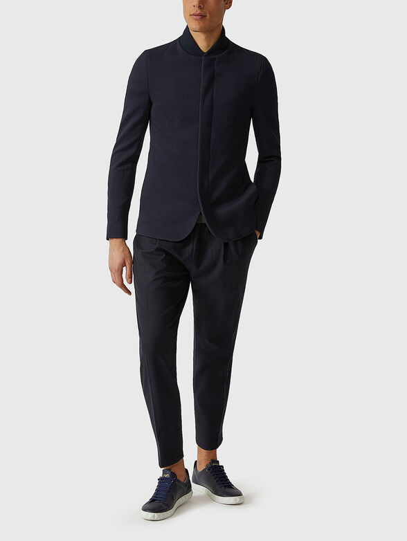 Slim jacket in dark blue - 2