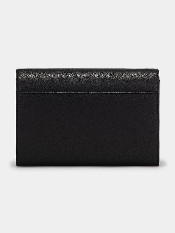 Clutch bag with logo detail and pendant - 3