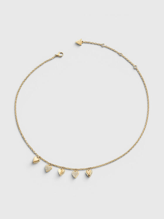 Necklace with rhinestones - 1