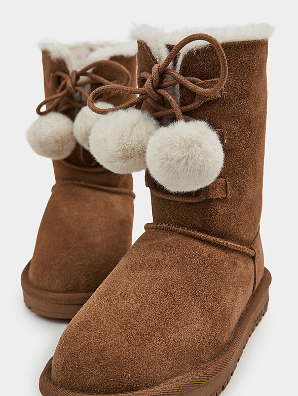 DISS GIRL TASSEL suede boots - 4