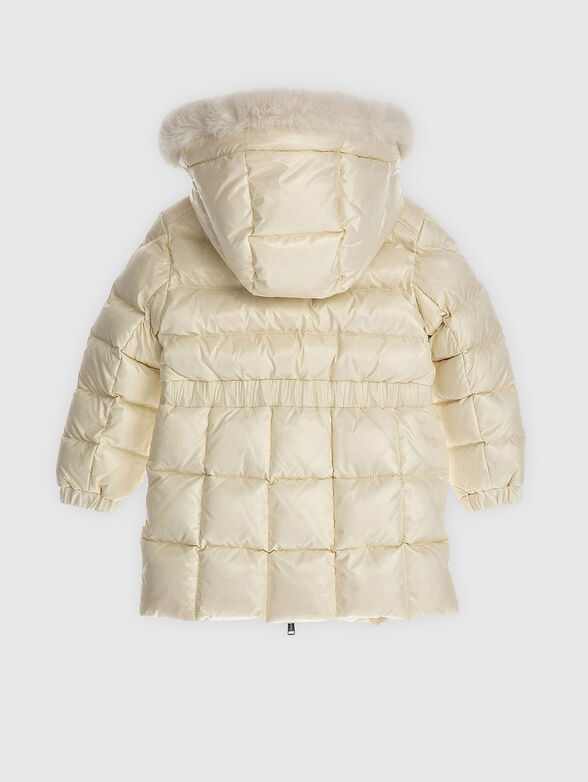 Real down hooded jacket - 2