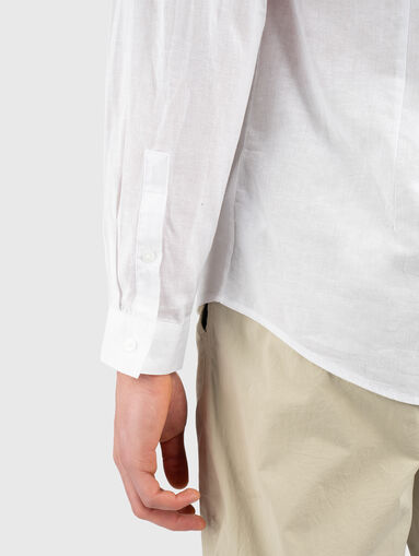 TOLEDO linen and cotton shirt - 5