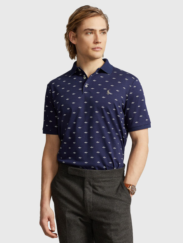 Monogram-logo effect Polo Shirt  - 1