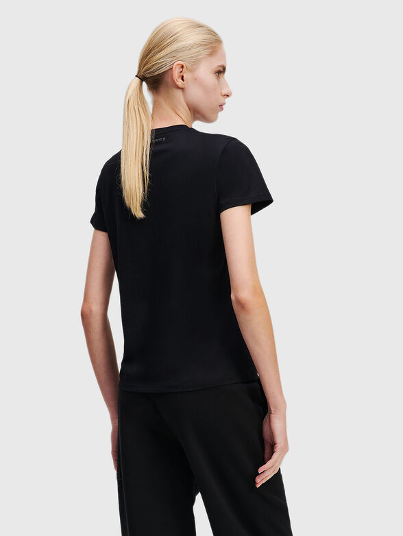 Cotton T-shirt with logo detail - 3