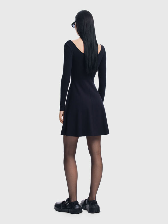 MICHIGAN black mini dress - 2