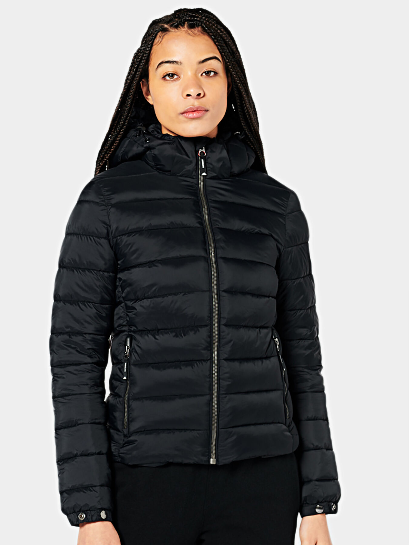 Superdry black fuji jacket on sale