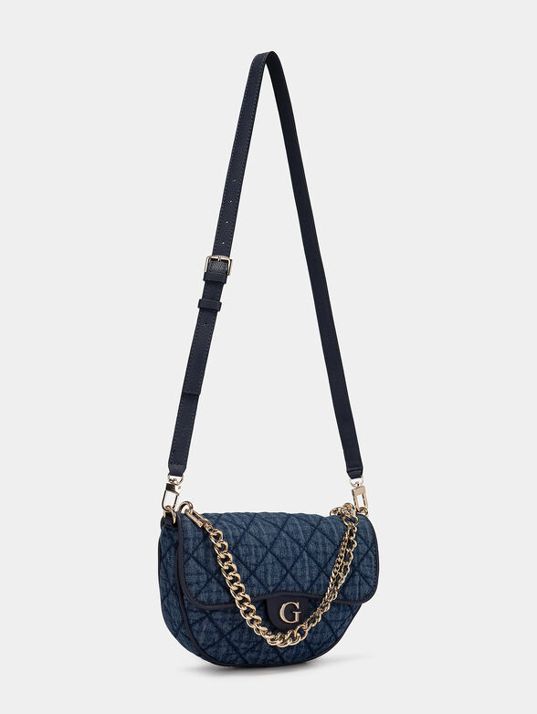 GILLIAN denim bag with quilted effect - 2
