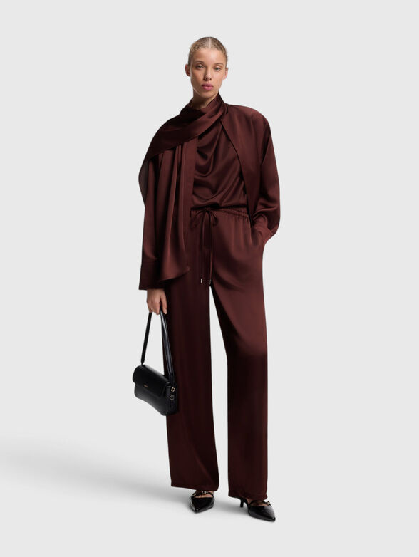 Bomber with detachable scarf - 3