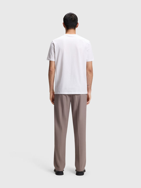 Cotton T-shirt with a print  - 3