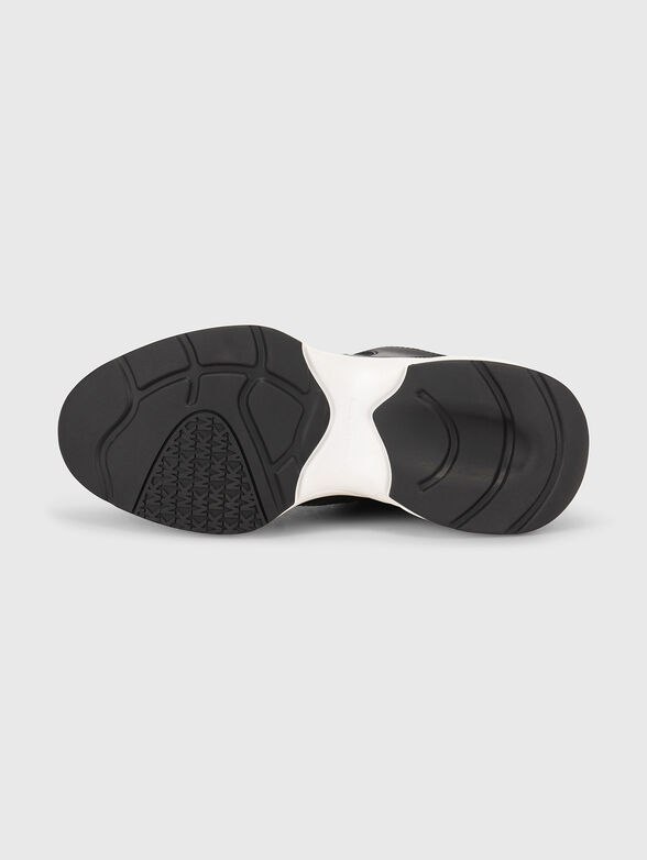 Black sneakers with logo  - 5