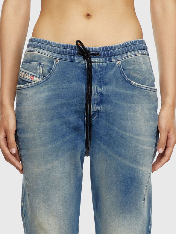 2041 D-FAYZA JOGG blue jeans with elastic waist - 3
