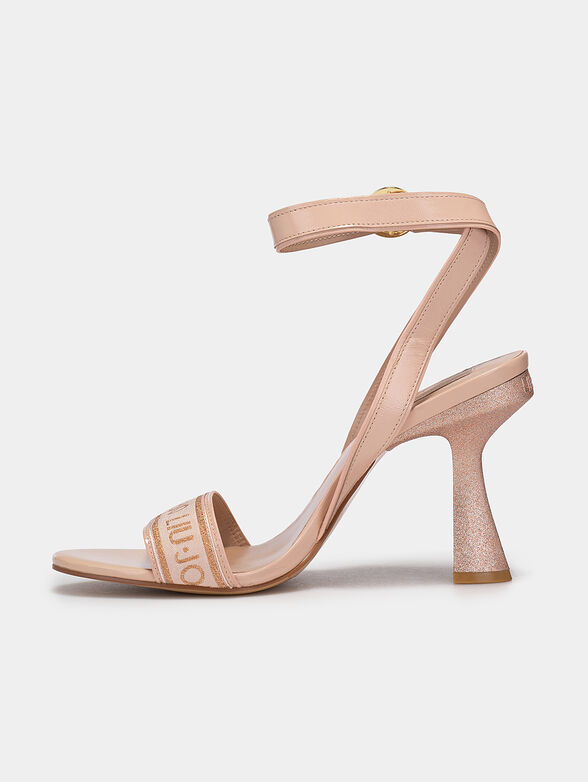 LISA 05 beige heeled sandals - 4