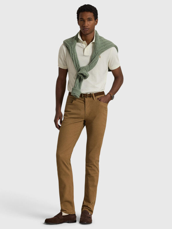 Ecru polo shirt - 2