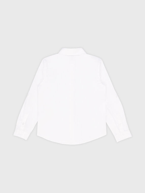 Long sleeve white shirt   - 4