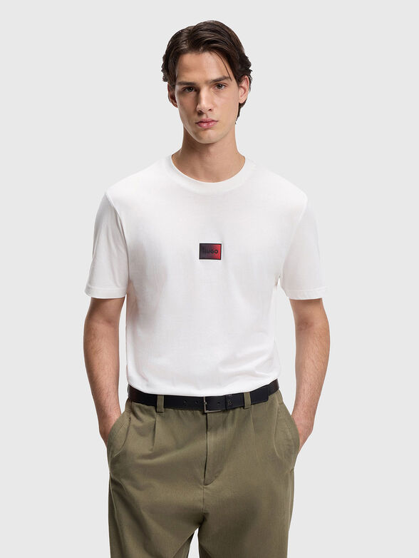 Crew neck T-shirt with logo - 1