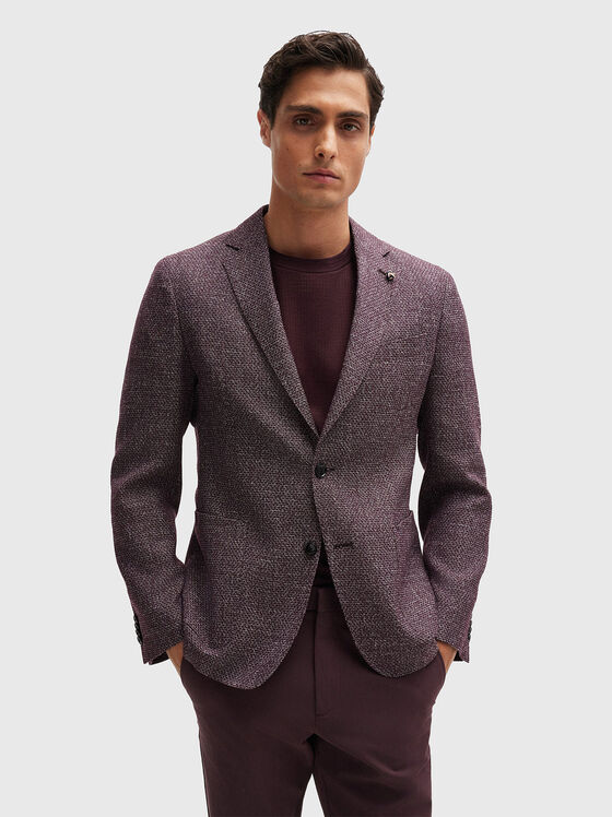 HANRY jacket in burgundy - 1