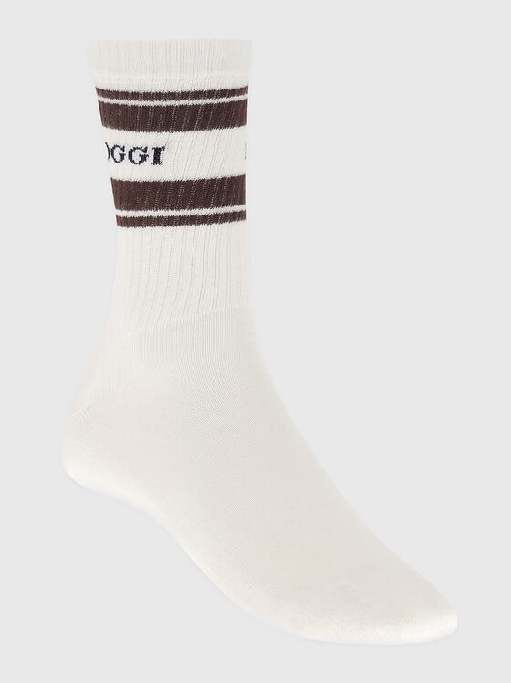 Cotton logo socks - 1