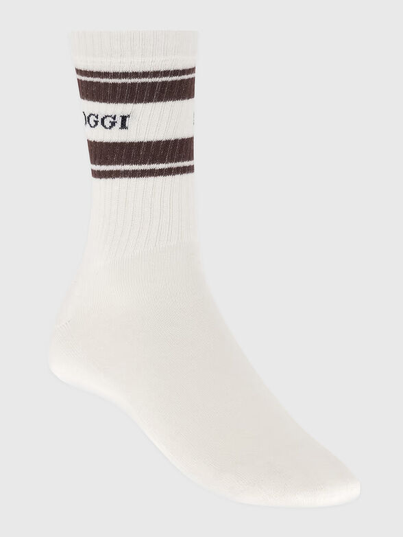 Cotton logo socks - 1