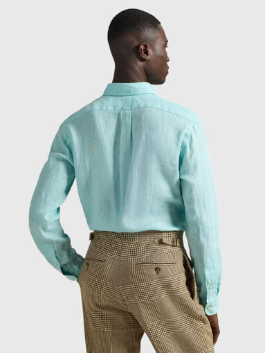 Long-sleeved linen shirt - 3