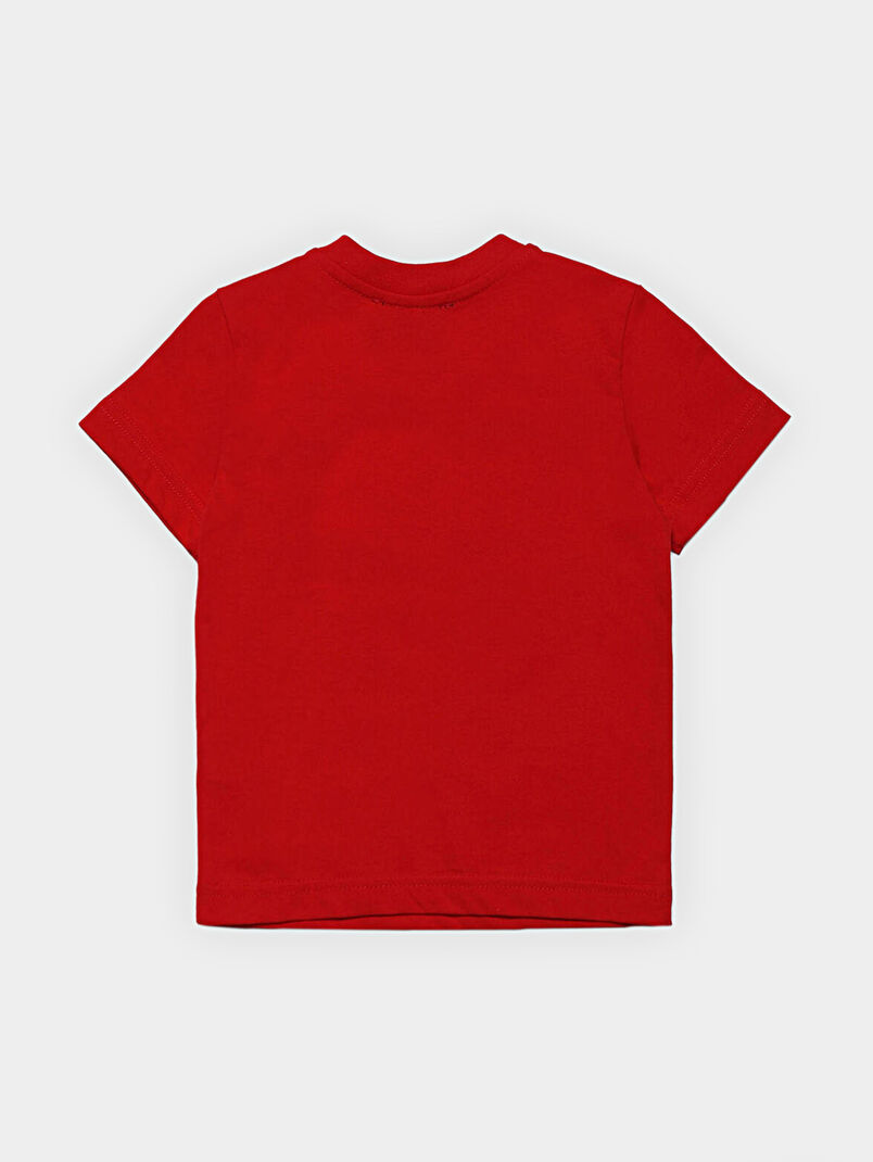 Cotton t-shirt with logo print - 3