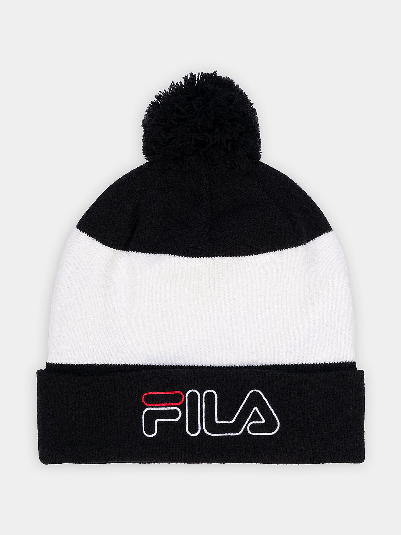 SLOUCHY unisex knitted beanie with color block effect brand FILA Globalbrandsstore en