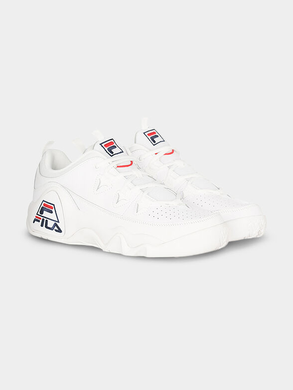 95 LOW dark blue sneakers with white accents - 2