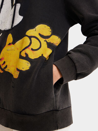 Sweatshirt with Mickey Mouse print - 4
