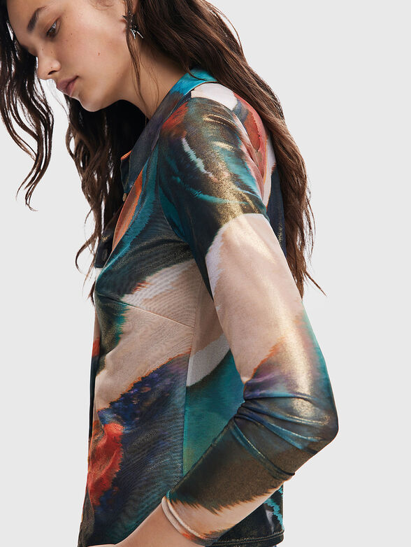 Shirt with semi-transparent effect - 4