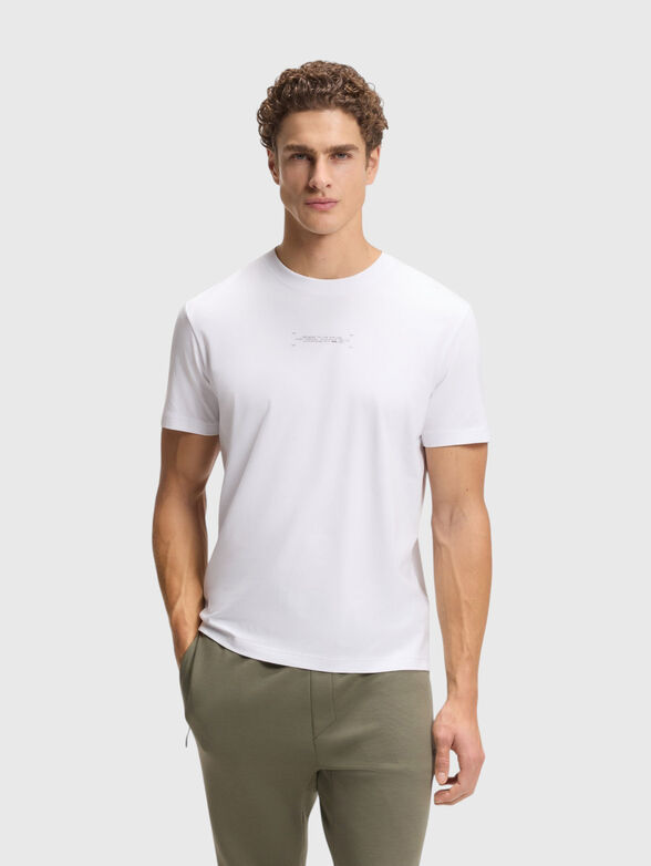 Cotton T-shirt with print - 1