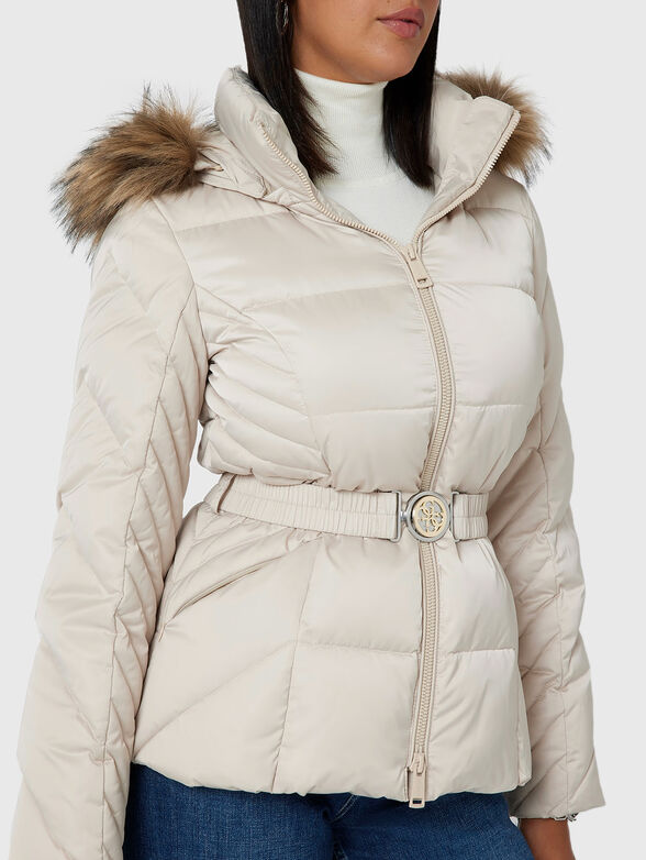 NEW OLGA padded jacket with belt - 4
