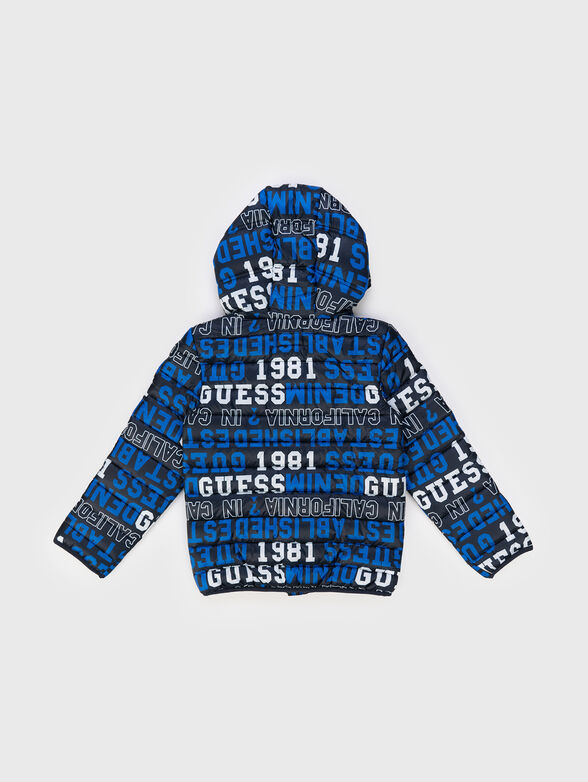 Quilted jacket with contrast pattern  - 2