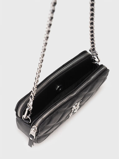 Crossbody bag in black - 5
