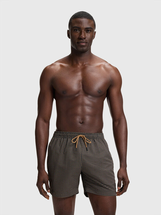 VIBE printed beach shorts - 1