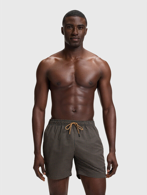 VIBE printed beach shorts - 1