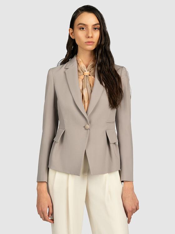 Елегантно сако в сив цвят - 1