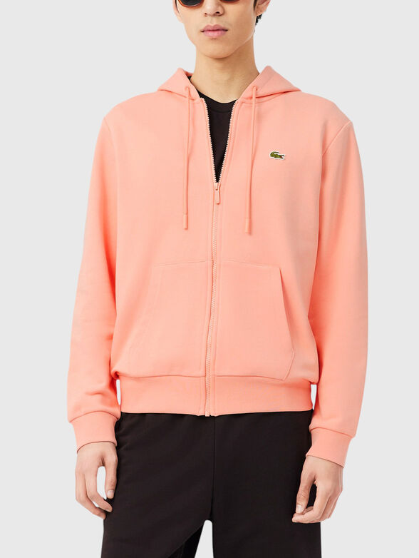 Cotton sweatshirt with logo embroidery - 4