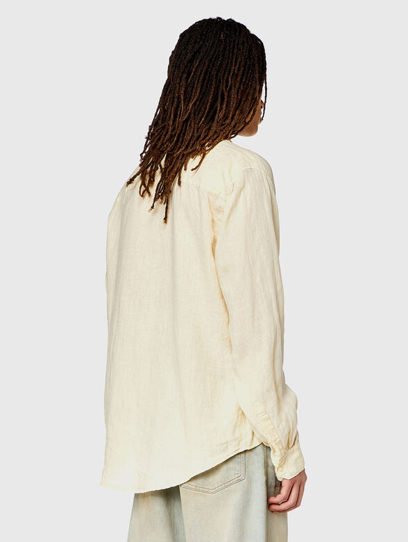 S-EMIL linen shirt in black - 3
