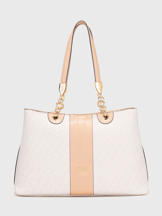 Bag with monogram logo print