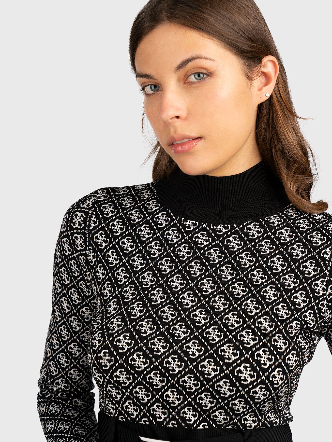 商品画像：HALTER STRUCTURED KNIT MINI DRESS - Ecru | ZARA United States 4