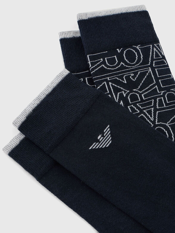 Set of two pairs of socks with logo - 2