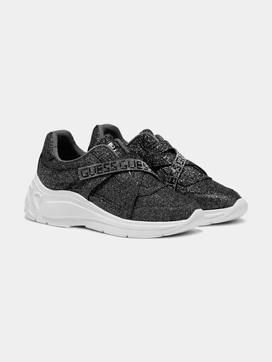 STONEY Sneakers with brocade and rhinestone applications - 3