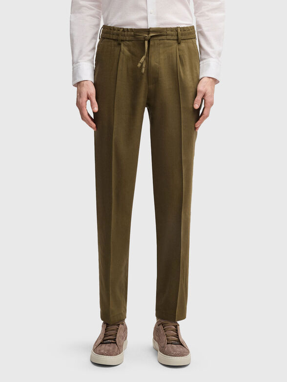 P-PERIN linen trousers - 1