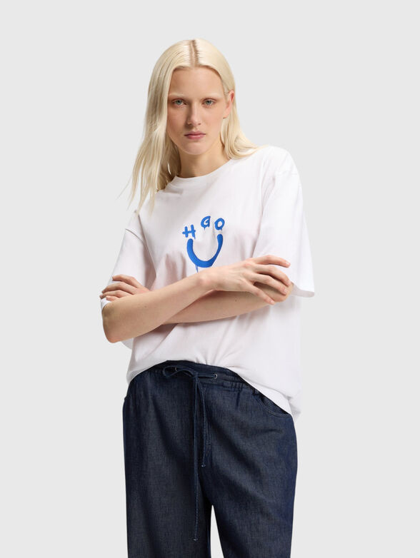 Blue cotton T-shirt - 2