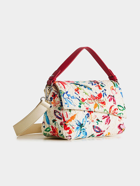 Crossbody bag with floral print - 3