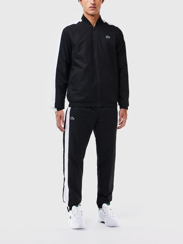 Tennis tracksuit with contrasting edges and logo prin - 1