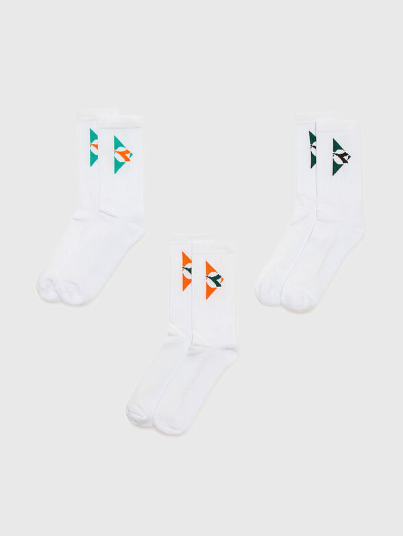Set of three pairs of socks with accent details - 1