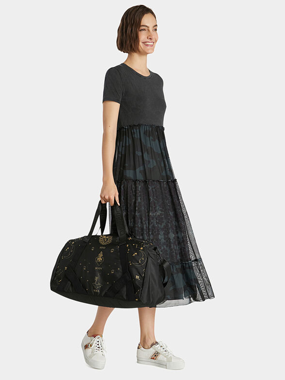 AIKIDO dress with camouflage and animal print - 4