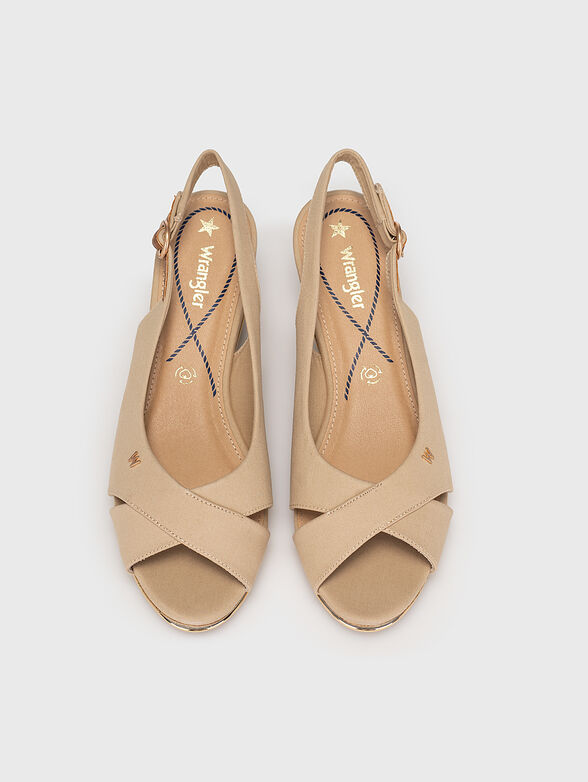 MILA MARINA beige sandals - 5