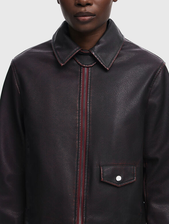 BRENDA jacket made of eco leather  - 5